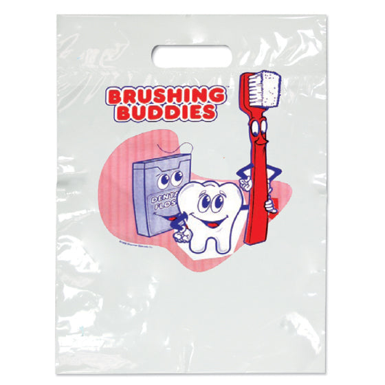 Sherman Specialty SBG12 Small Brushing Buddies Bag, 100 Per Pack