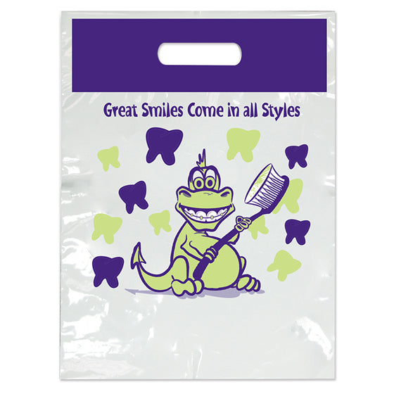 Sherman Specialty SBG123 Orthodontic Smile Style Small 2-Color Bag, 100 Per Pack