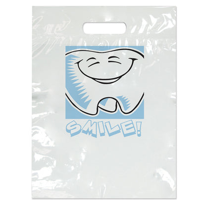 Sherman Specialty SBG19 Small Smile Tooth Bag, 100 Per Pack