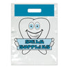 Sherman Specialty SBG81 Small Blue Smile Bag, 100 Per Pack