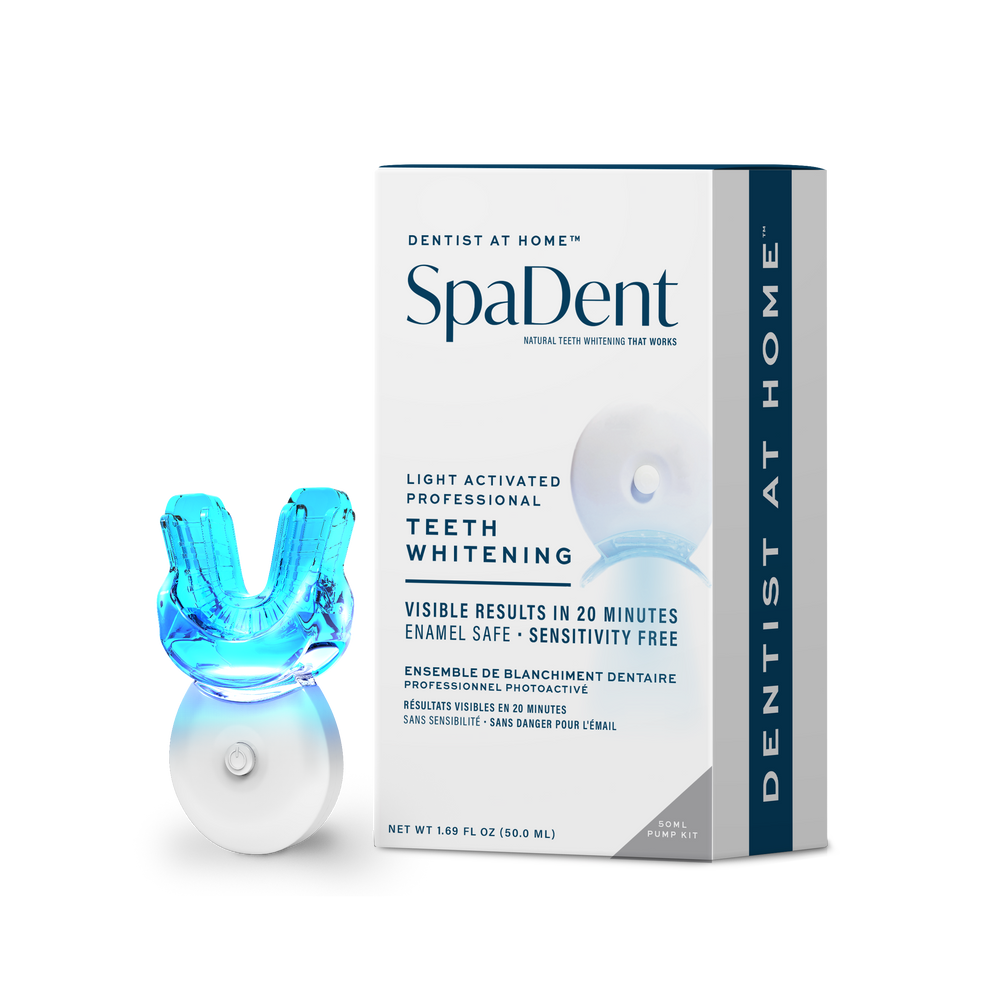 SpaDent Naturals A128055 Blue LED Home Whitening Kit - Case of 5