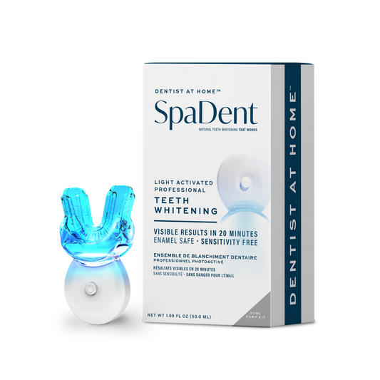 SpaDent Naturals A128055 Blue LED Home Whitening Kit - Case of 5