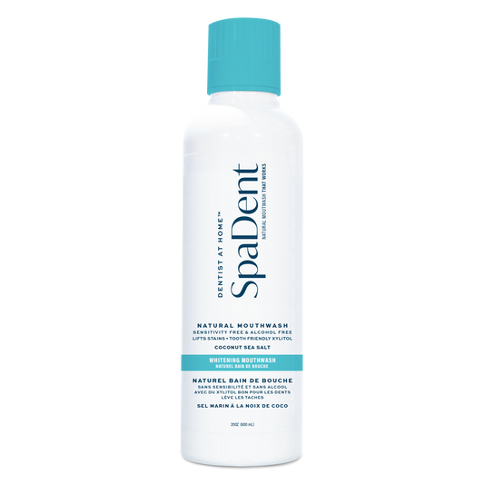 SpaDent Naturals Advanced Whitening Mouthwash - Coconut and Sea Salt - 600ML
