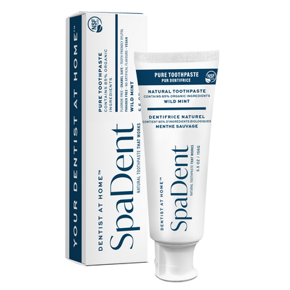 SpaDent Naturals A190006 Natural Toothpaste - Wild Mint - 156G