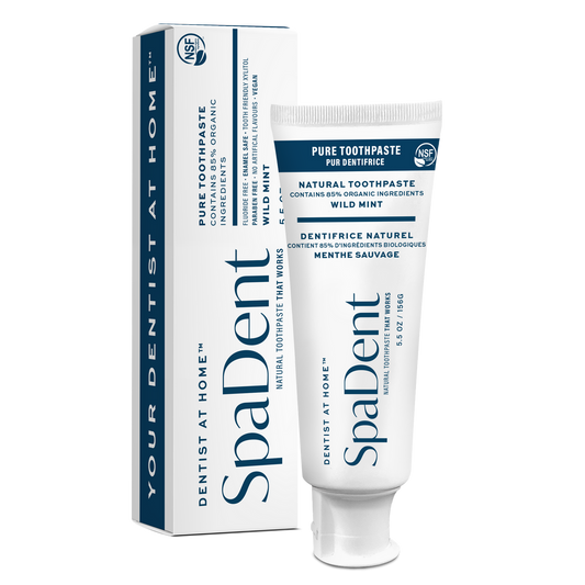 SpaDent Naturals A190006 Natural Toothpaste - Wild Mint - 156G