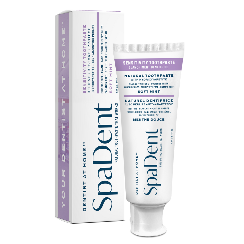 SpaDent Naturals A190005 Sensitivity Toothpaste - Soft Mint - 156G