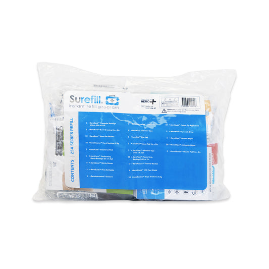 Aero Healthcare SF25A-SF SUREFILL™ 25 ANSI 2021 A First Aid Kit Refill – For all 25A Series Kits 2021