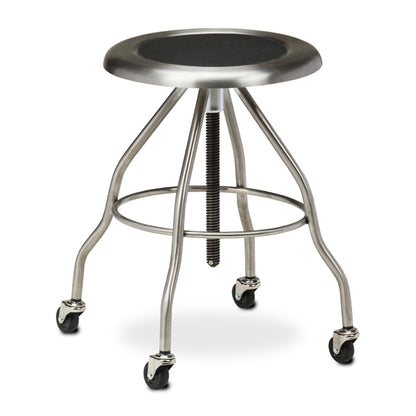 Clinton SS-2162 *Stainless Steel Stool with Casters