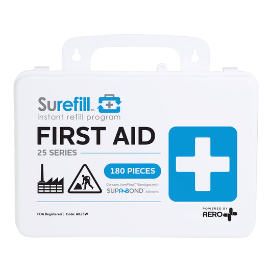 Aero Healthcare AK25W Surefill® ALL PURPOSE 25 Series First Aid Kit – Weatherproof Case