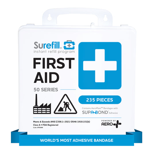 Aero Healthcare SF50AW Surefill® 50 Series ANSI A First Aid Kit – Weatherproof Case