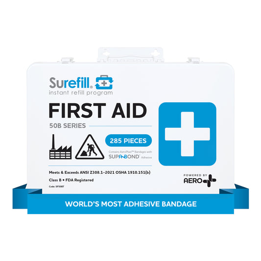 Aero Healthcare SF50BT Surefill® 50B Series ANSI B First Aid Kit – Metal Case