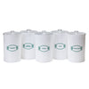 Clinton T-60 Labeled, Opaque Plastic, Sundry Jars