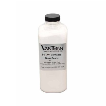 Vaniman 97939 Glass Bead Sandblasting Media 50 Micron (220 Grit) “ Single Tank Fill