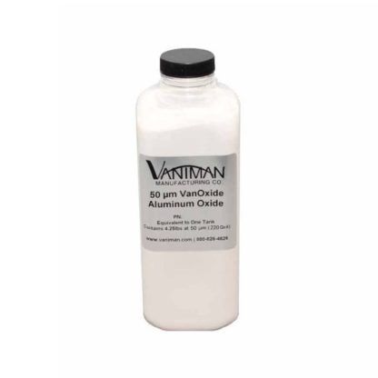 Vaniman 97936 Aluminum Oxide Sandblasting Media 50 Micron (220 Grit) “ Single Tank Fill