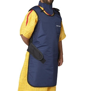 Wolf X-Ray 65021TC-TB-22 Lead-Free Easy Wrap X-Ray Apron With Collar - Apron, Xry, Easywrap, W/Cllr, Lf, Md, Nvy Bl