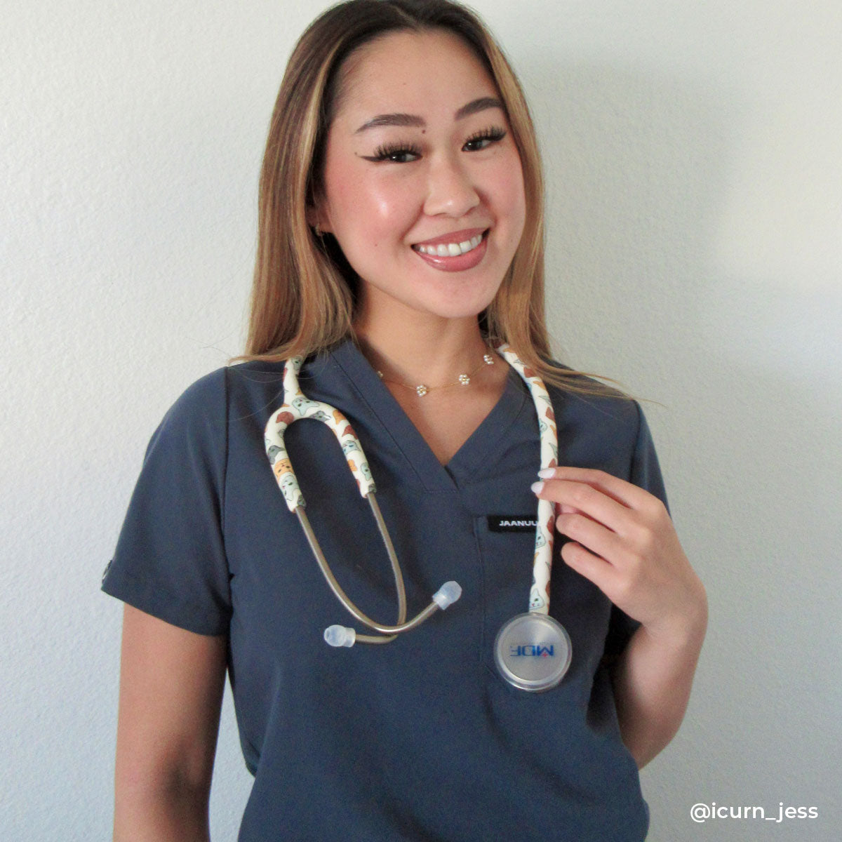 MDF Instruments MDF797TPR ProCardial® Titanium Cardiology Stethoscope - Purrfect (Cat Print)