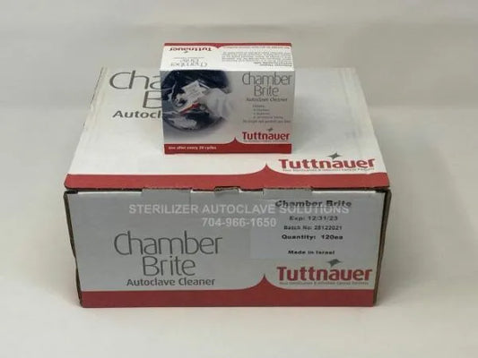 Tuttnauer CB0010 (Case) Chamber Brite Autoclave Cleaner (12Box/Case) (10 Pkts/Box)