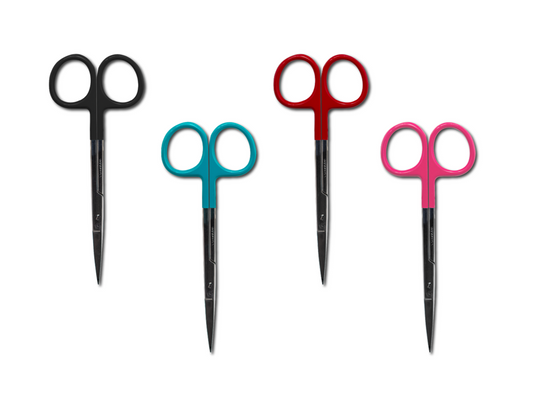 EMI 710 Colormed Iris Scissors Straight 4 1/2 (Blue)