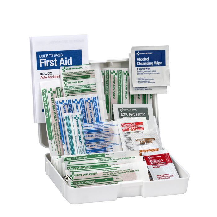 First Aid Only FAO-120 Personal First Aid Kit, 48 Piece, Plastic Case