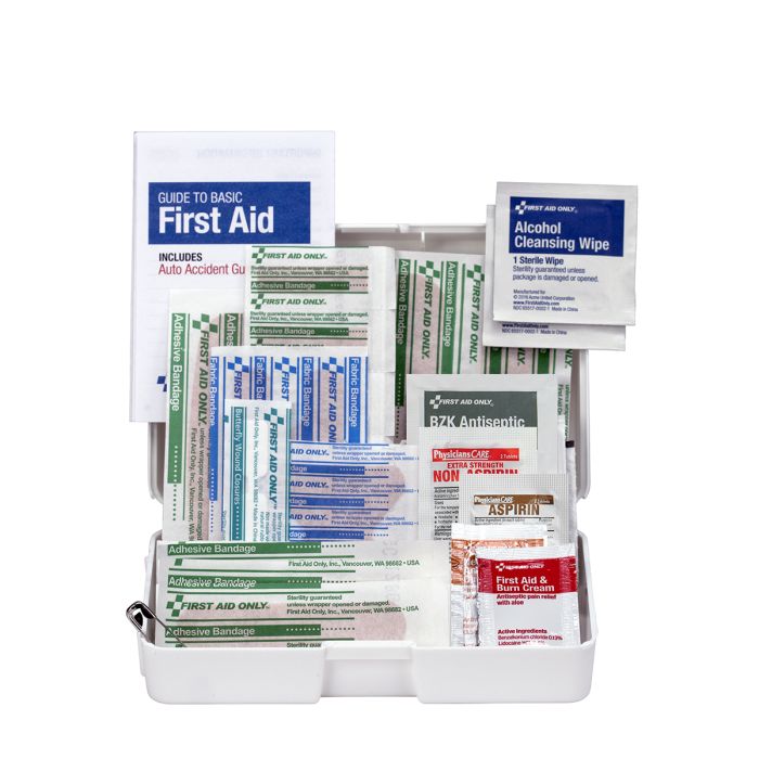 First Aid Only FAO-120 Personal First Aid Kit, 48 Piece, Plastic Case