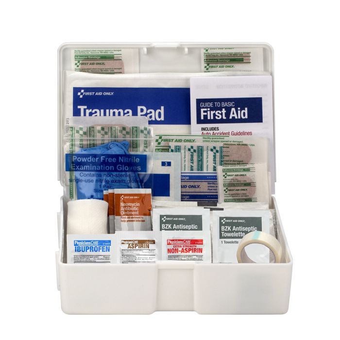 First Aid Only FAO-130 First Aid Kit, 81 Piece, Plastic Case