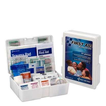 First Aid Only FAO-130 First Aid Kit, 81 Piece, Plastic Case