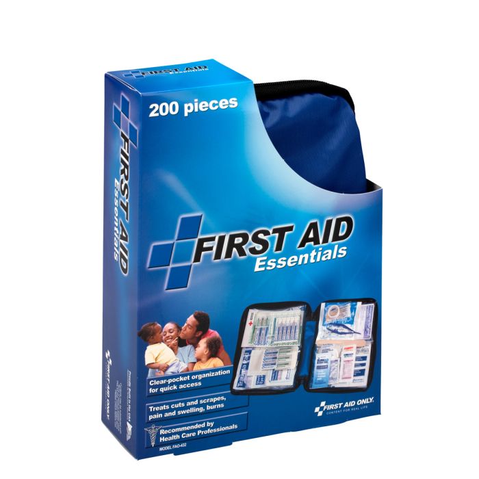 First Aid Only FAO-432 First Aid Kit, 200 Piece, Fabric Case