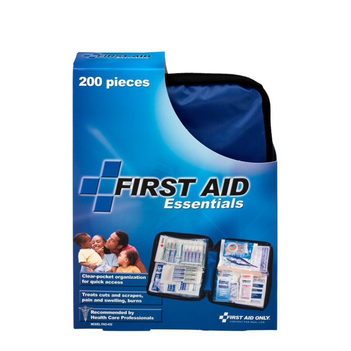 First Aid Only FAO-432 First Aid Kit, 200 Piece, Fabric Case