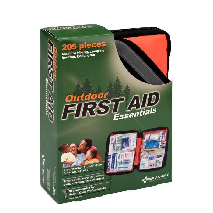 First Aid Only FAO-440 Outdoor First Aid Kit, 205 Piece, Fabric Case