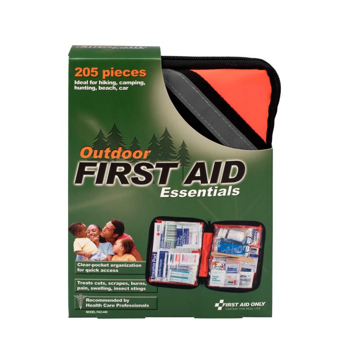 First Aid Only FAO-440 Outdoor First Aid Kit, 205 Piece, Fabric Case