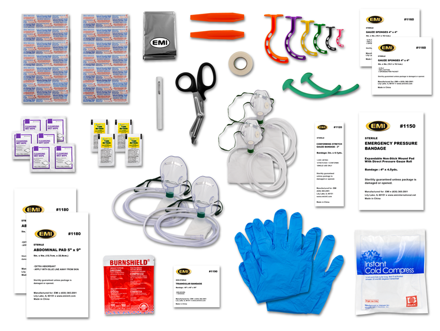 EMI 649 Emergency Oxygen (Deluxe Kit) (Refill Kit)