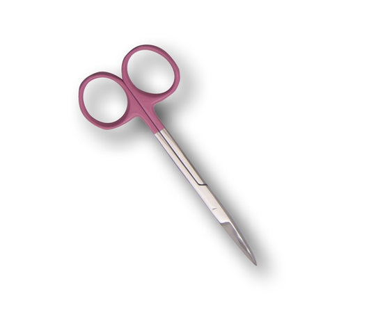 EMI 724 Colormed Iris Scissors Straight 4 1/2" (Pink)