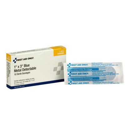 First Aid Only 1-655 Blue Metal Detectable 1