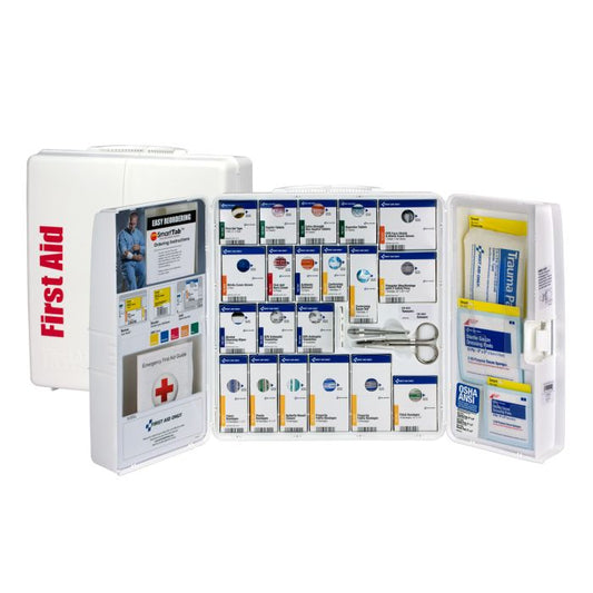 First Aid Only 1000-FAE-0103 Large Plastic SmartCompliance Cabinet With Meds