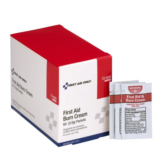 First Aid Only 13-600 First Aid Burn Cream, 60/box