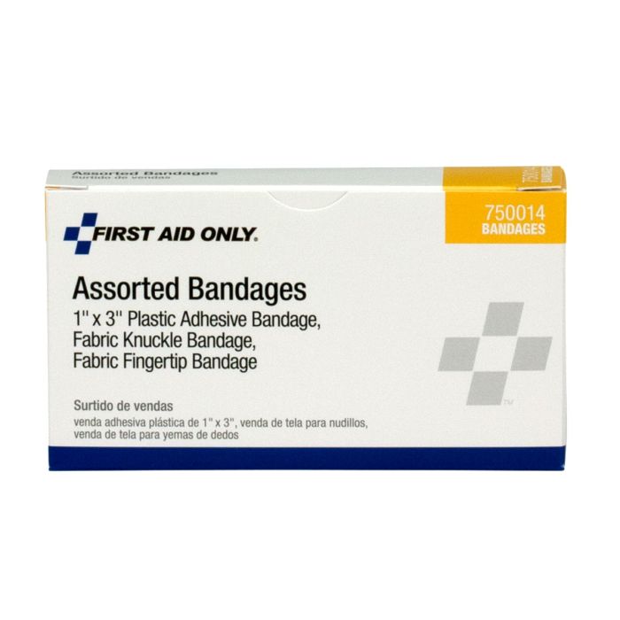 First Aid Only 750014 Assorted Bandages, Unit Box