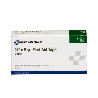 First Aid Only 8-001 1/2�x5 yd. First Aid Tape, 2/box