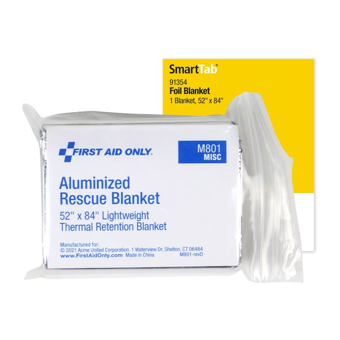 First Aid Only 91354 SC Emergency Blanket, 52x84�, 1/Bag