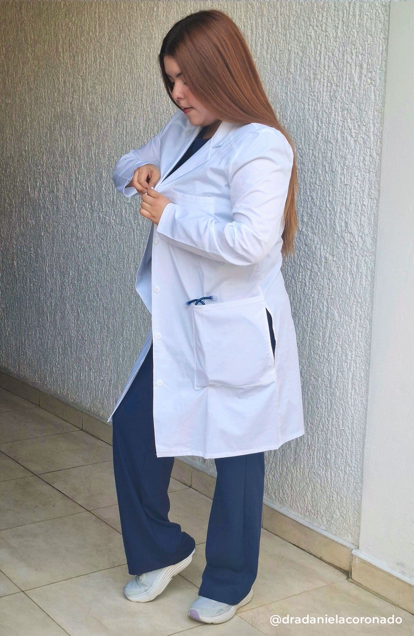 MDF Instruments CK-CK421-WHT-XXS Cherokee Women's Full Length Lab Coat - , XXS