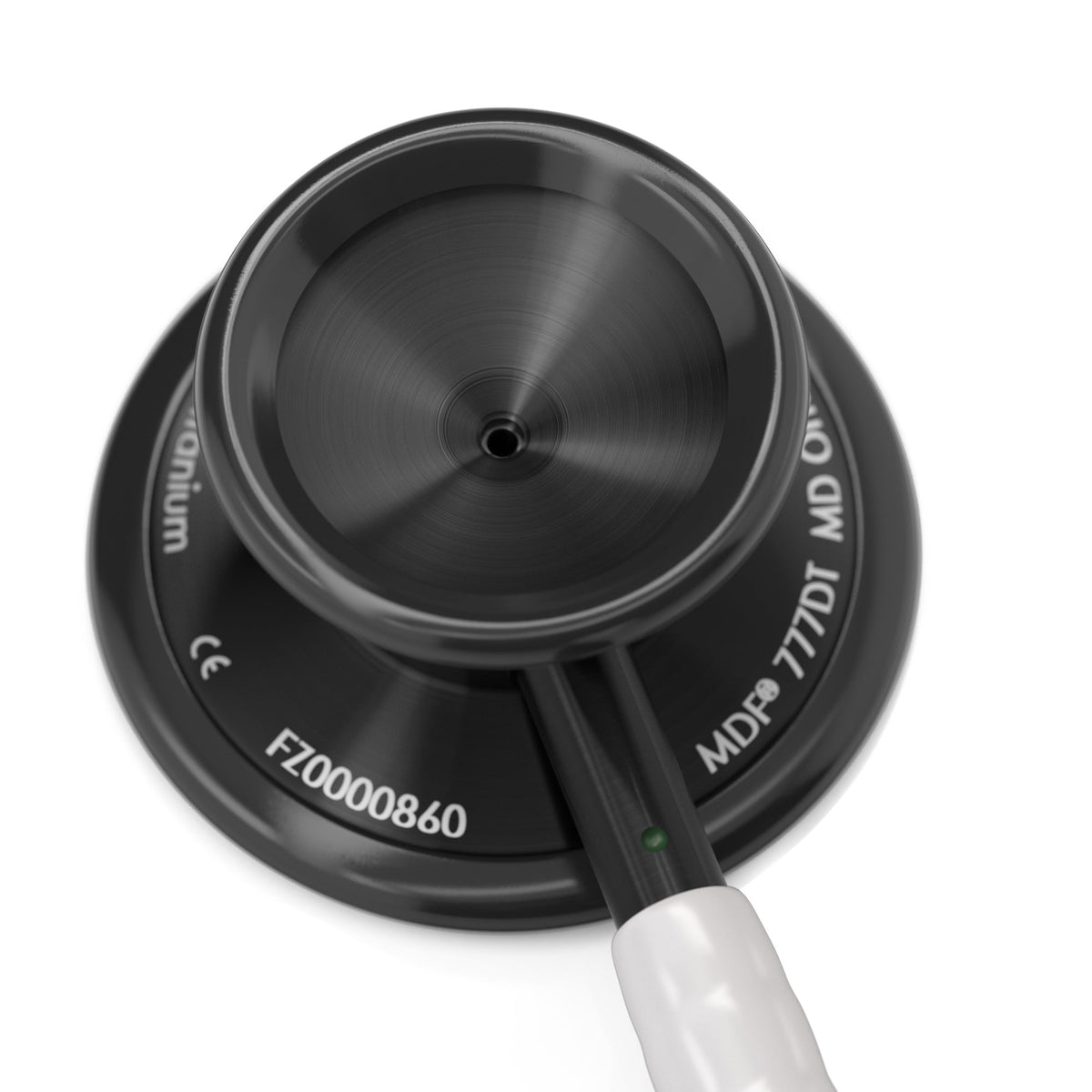 MDF Instruments MDF777TBO29 MD One® Epoch® Titanium Adult Stethoscope - White/BlackOut