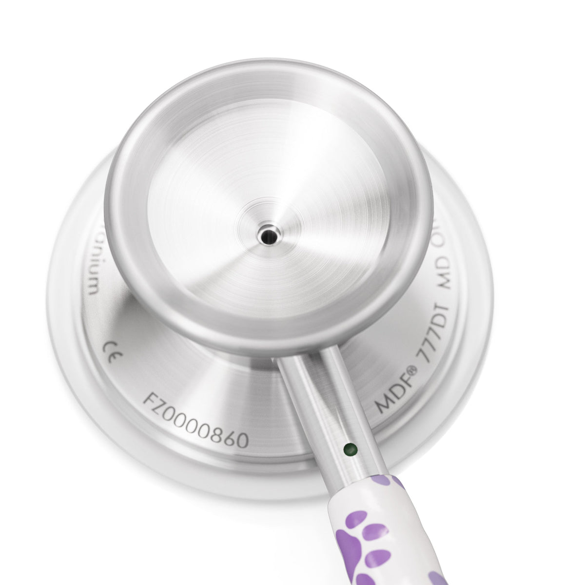 MDF Instruments MDF777TPW MD One® Epoch® Titanium Adult Stethoscope - Paw Print