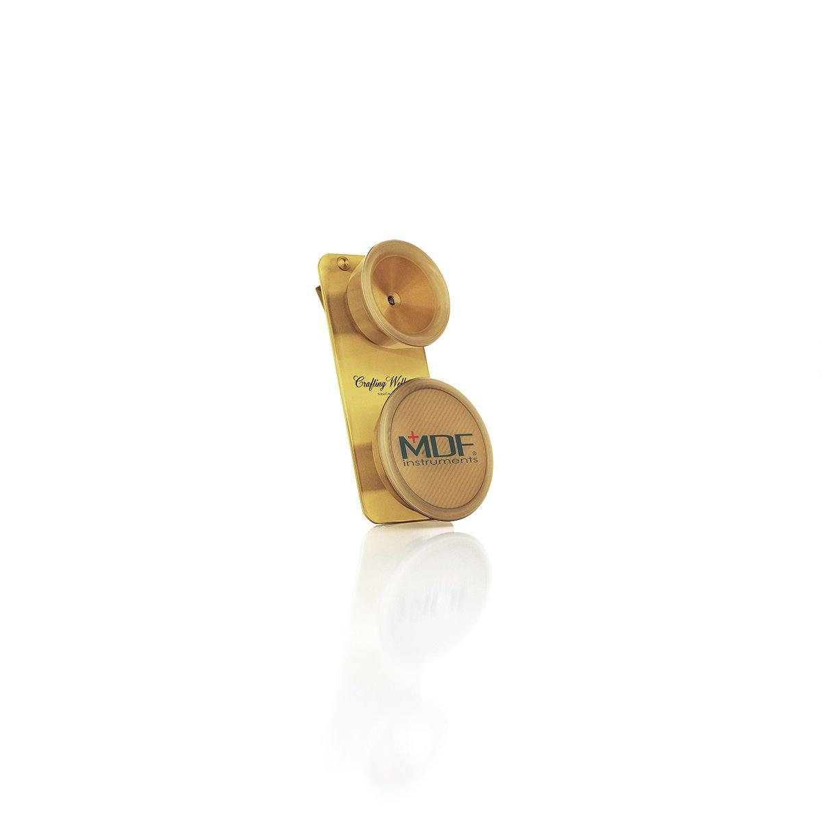 MDF Instruments 270427DT-162 Pediatric Stethoscope Bell and Diaphragm Attachment - MD One® Epoch® Titanium Stethoscope Gold