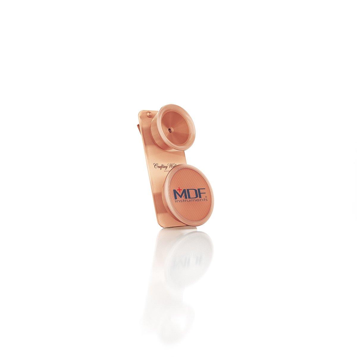 MDF Instruments 2700490D-043 Pediatric Attachment with Clip - Rose Gold - For ProCardial® Stainless Steel Stethoscope