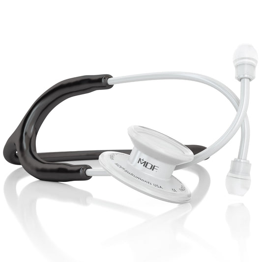 MDF Instruments MDF777WO11 MD One® Adult Stethoscope - Black/WhiteOut