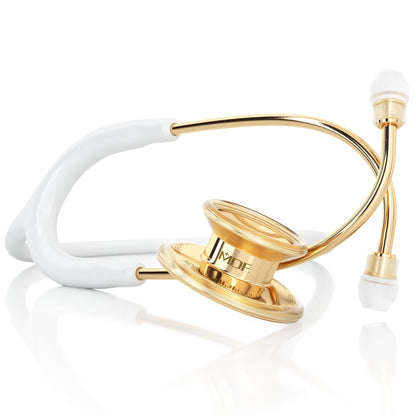 MDF Instruments MDF777K29 MD One® Adult Stethoscope - White/Gold