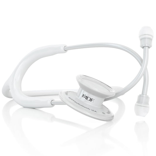 MDF Instruments MDF777WO MD One® Adult Stethoscope - White/WhiteOut