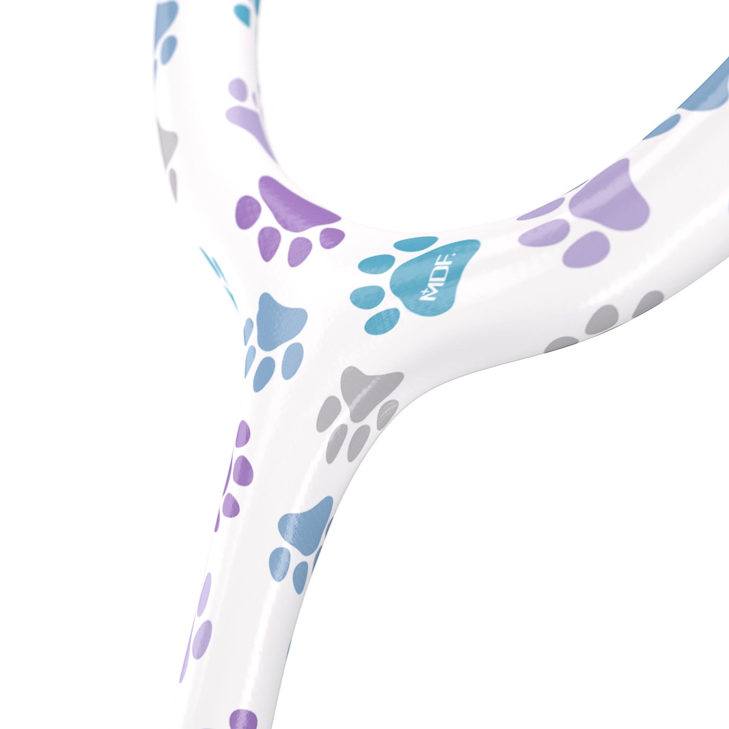 MDF Instruments MDF777TPWKL MD One® Epoch® Titanium Adult Stethoscope - Paw Print/Kaleidoscope