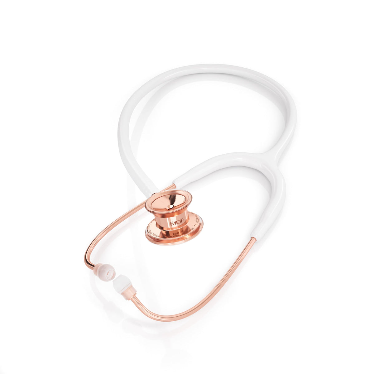 MDF Instruments MDF777CRG29 MD One® Pediatric Stethoscope - White/Rose Gold
