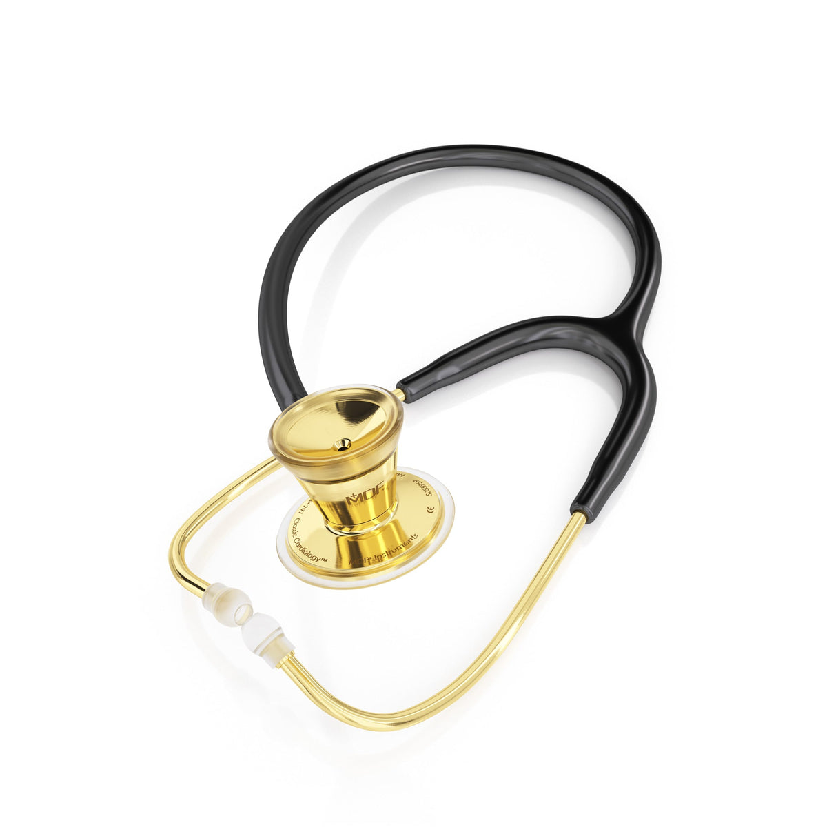 MDF Instruments MDF797K11 ProCardial® Stainless Steel Cardiology Stethoscope - Black/Gold
