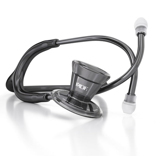 MDF Instruments MDF797PN11 ProCardial® Stainless Steel Cardiology Stethoscope - Black/Perla Noire